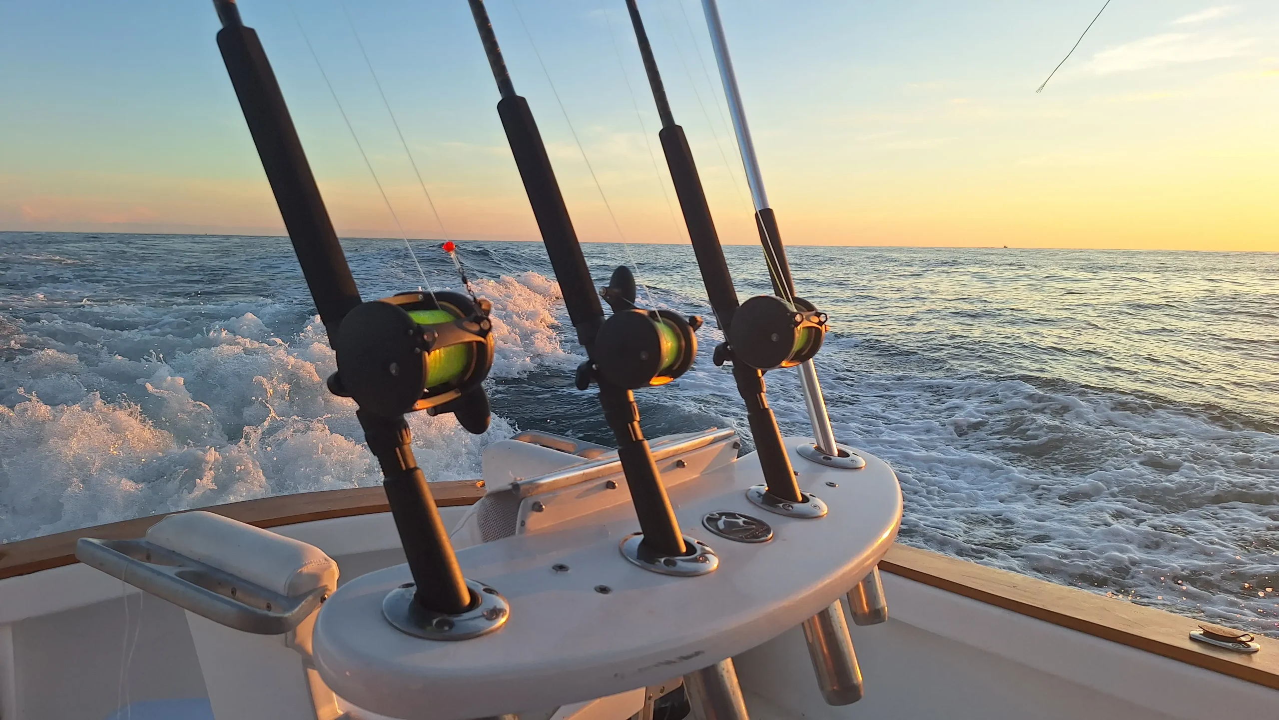 Deck and onboard features of the Manuel Antonio Fishing Charter boat