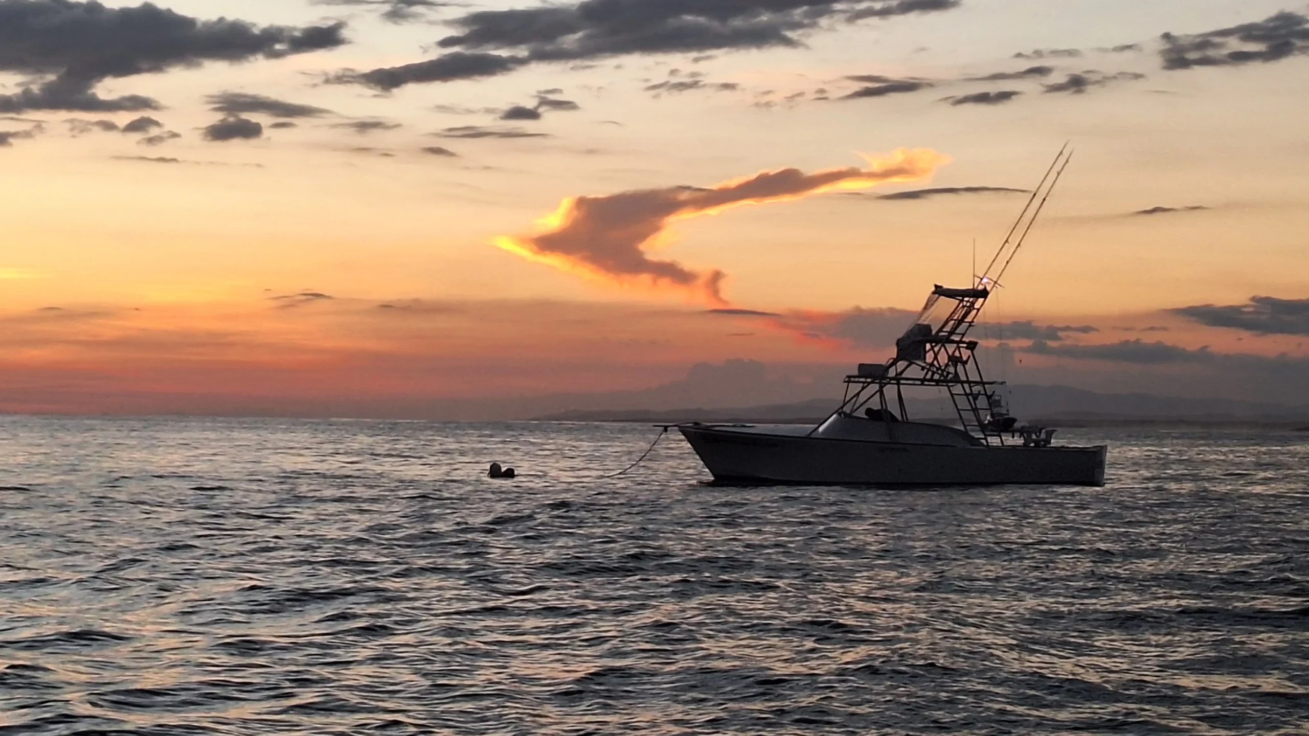 Fighting Rooster sport fishing boat available for charter in Manuel Antonio, Quepos