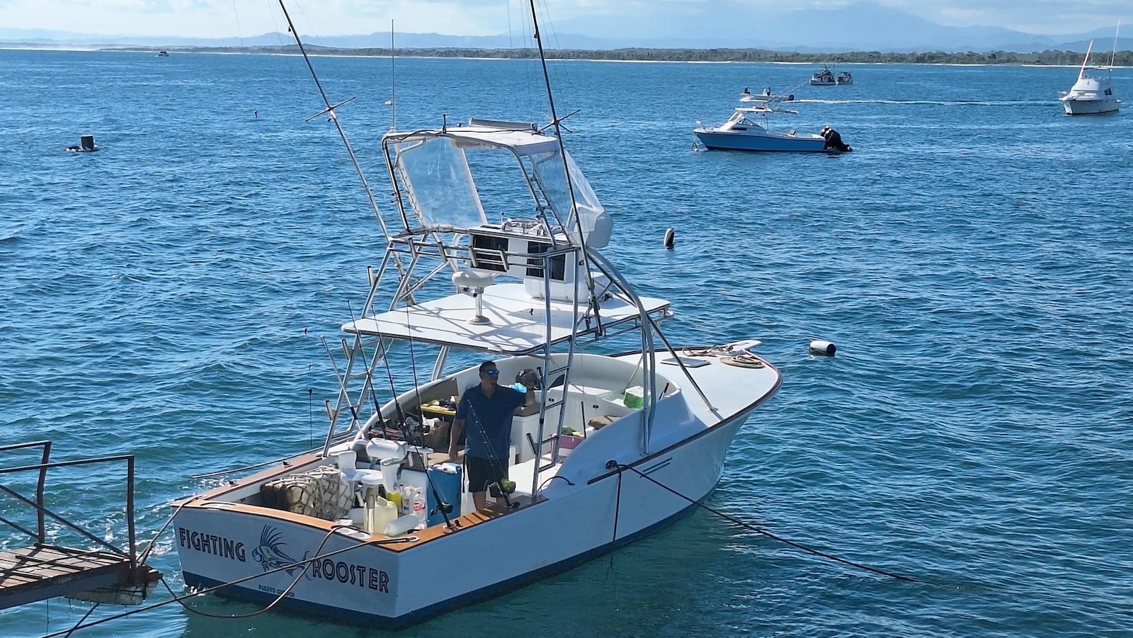 Half-day inshore fishing charter near Manuel Antonio, Costa Rica